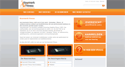 Desktop Screenshot of keurmerkfitness.nl