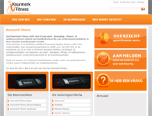 Tablet Screenshot of keurmerkfitness.nl